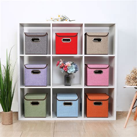 metal storage fabric cubes|storage cubby with fabric bins.